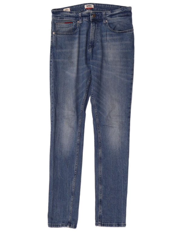TOMMY HILFIGER Slim Tapered jeans til mænd W30 L32 blå bomuld