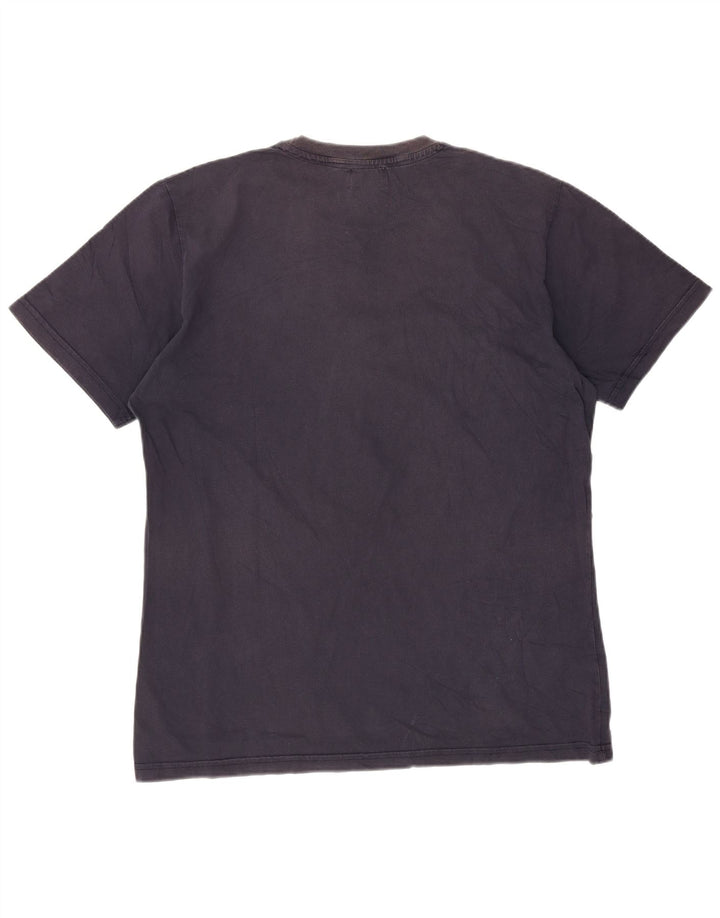 Converse Grafisk T-shirt top til mænd XL marineblå bomuld