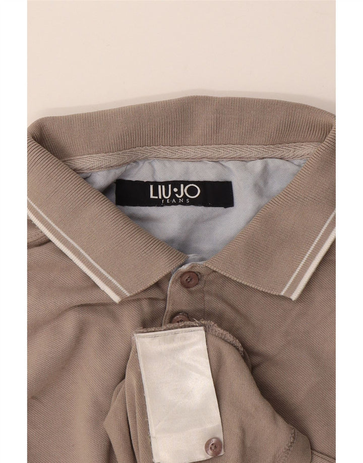 Liu Jo herre poloshirt mellemgrå bomuld