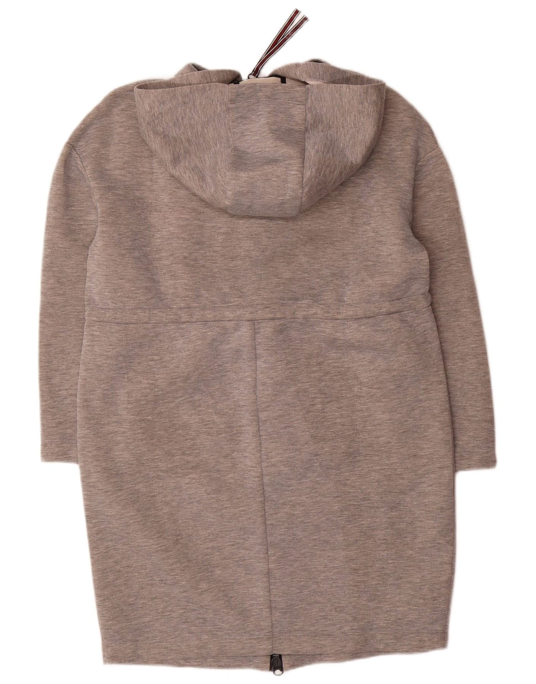 Max & Co. Oversized overfrakke med hætte til kvinder DK 10 Small Grå Flecked Modal