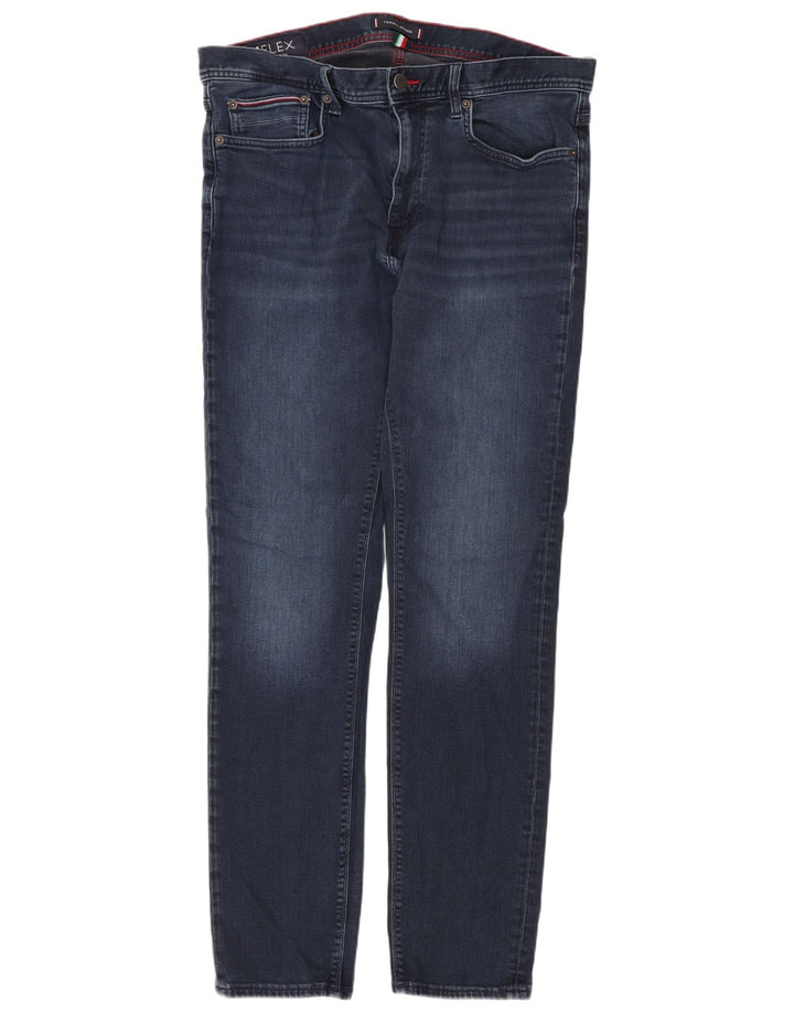 Tommy Hilfiger Herre Bleecker Slim Jeans W36 L32 Blå Bomuld