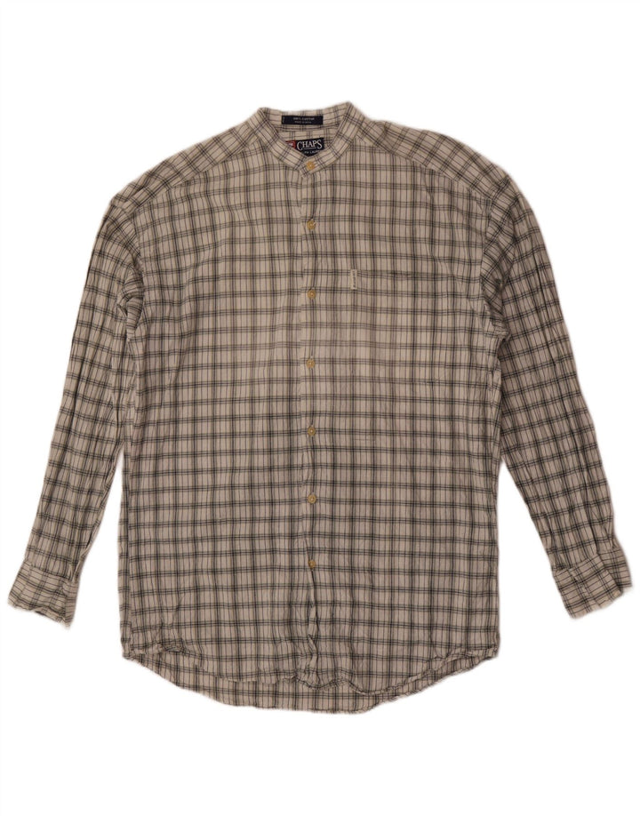 Chaps Ralph Lauren Herreskjorte Medium Khaki Ternet Bomuld