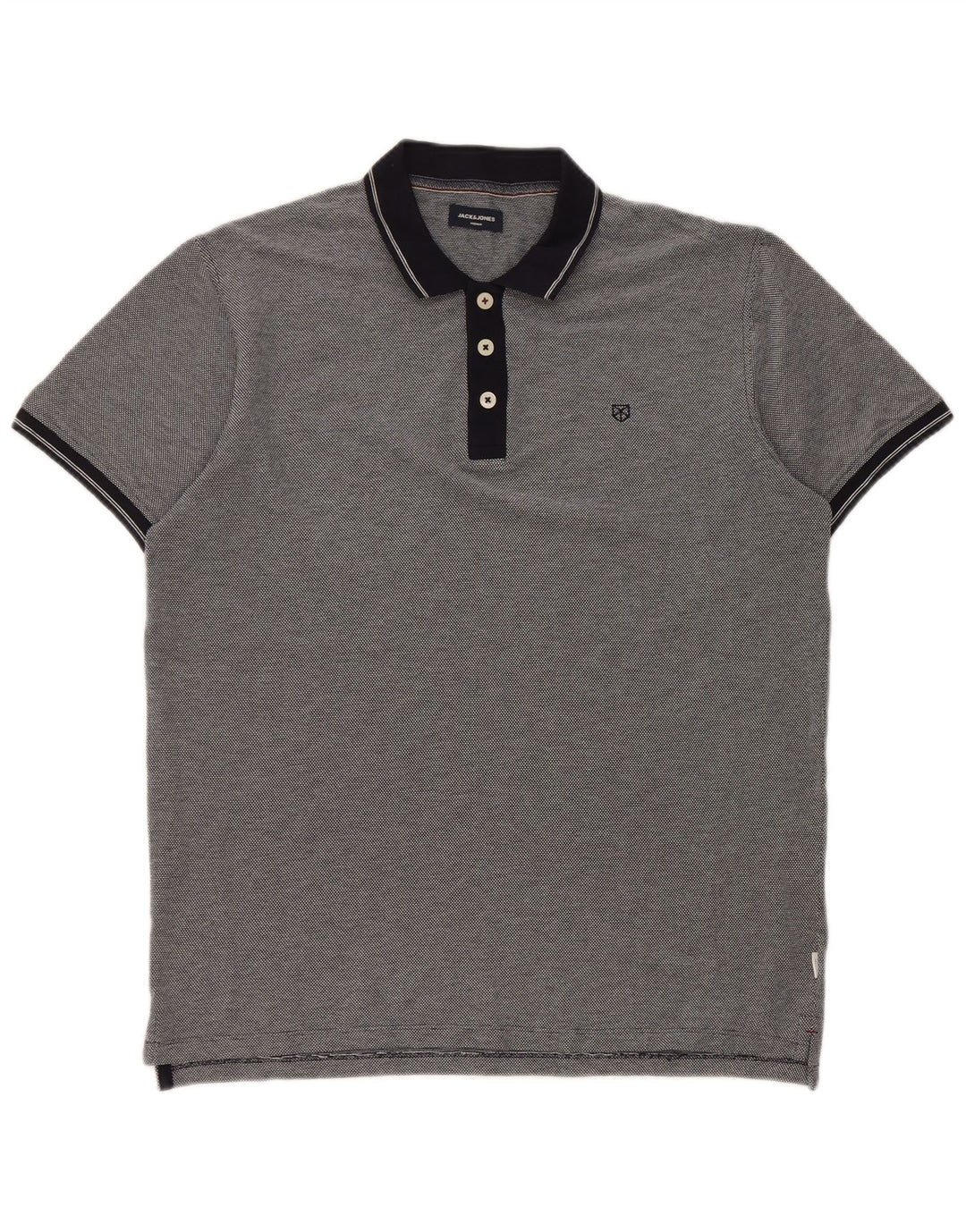 Jack & Jones herre poloskjorte stor marineblå bomuld