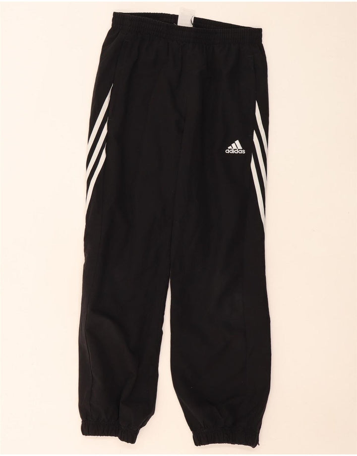 ADIDAS Træningsdragt til drenge Bukser Joggers 11-12 år Stor sort polyester
