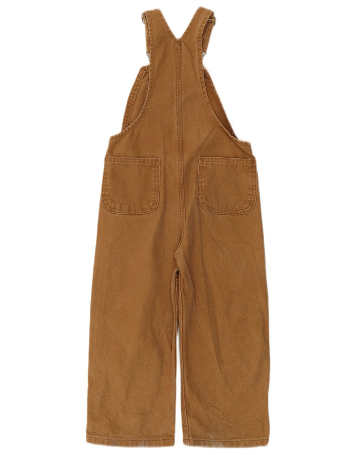 CARHARTT Drenge Dungarees Bukser 4-5 år W24 L16 Beige Bomuld