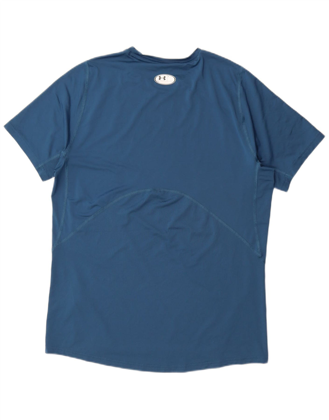 Under Armour Herre Heat Gear T-Shirt Top Stor Blå