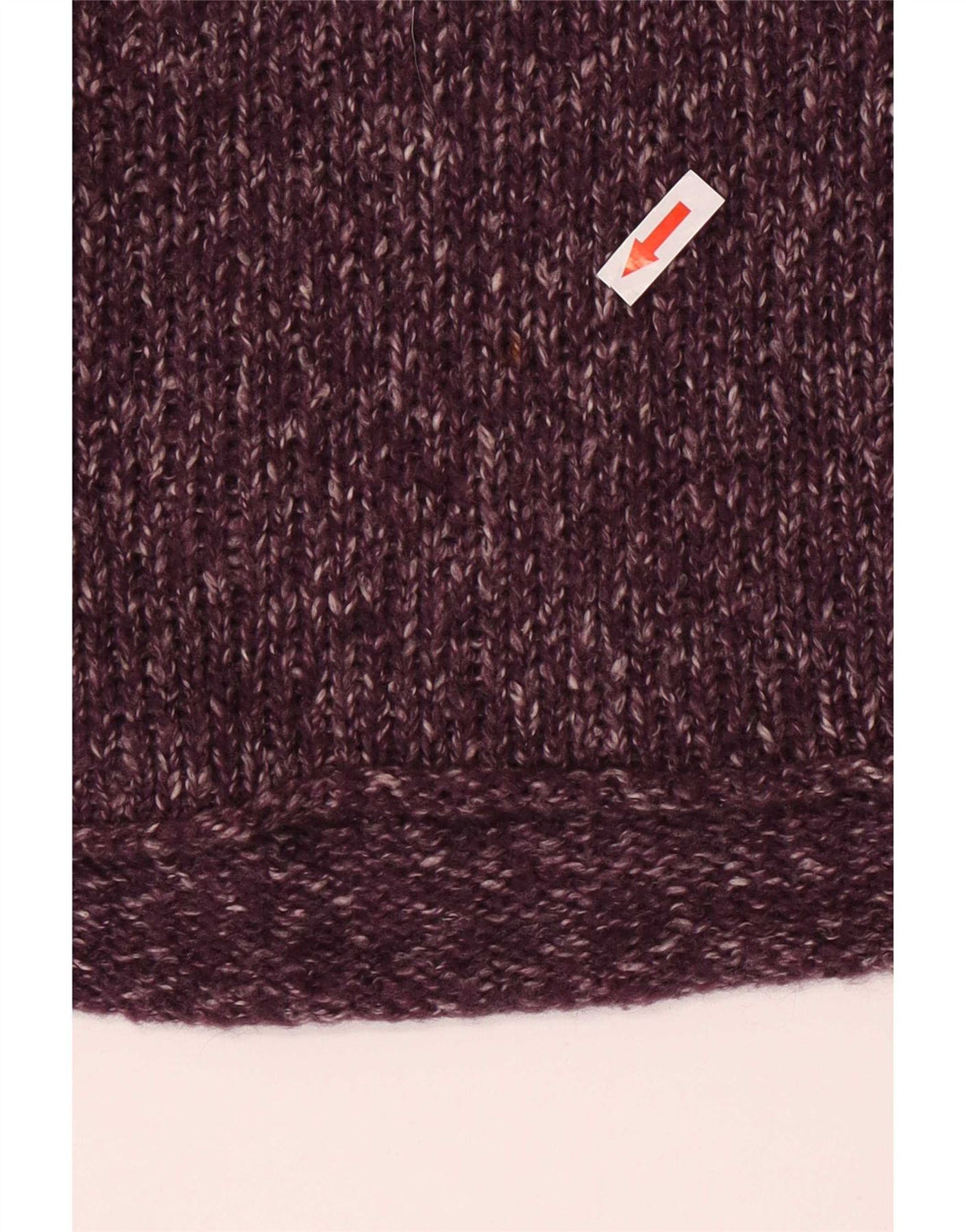 Marlboro Classics Dame V-hals sweater UK 14 Medium Lilla Flecked