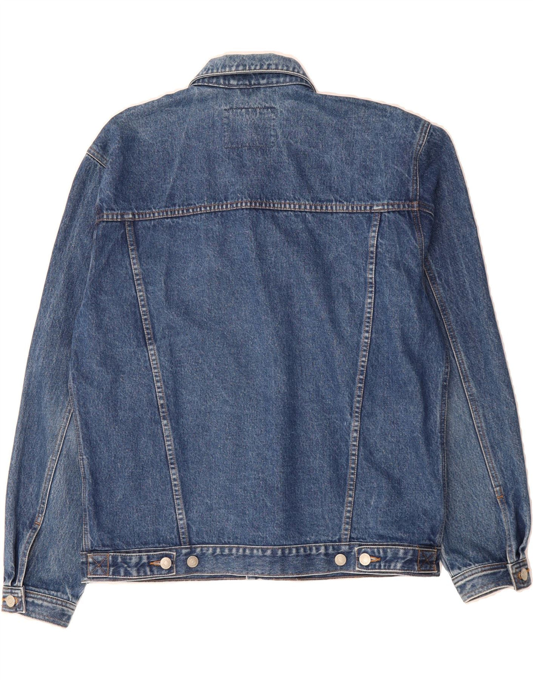 JINGLERS Mens Denim Jacket UK 42 XL Blue Cotton Vintage Jinglers and Second-Hand Jinglers from Messina Hembry 
