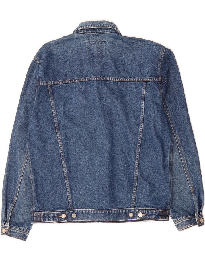JINGLERS Mens Denim Jacket UK 42 XL Blue Cotton Vintage Jinglers and Second-Hand Jinglers from Messina Hembry 