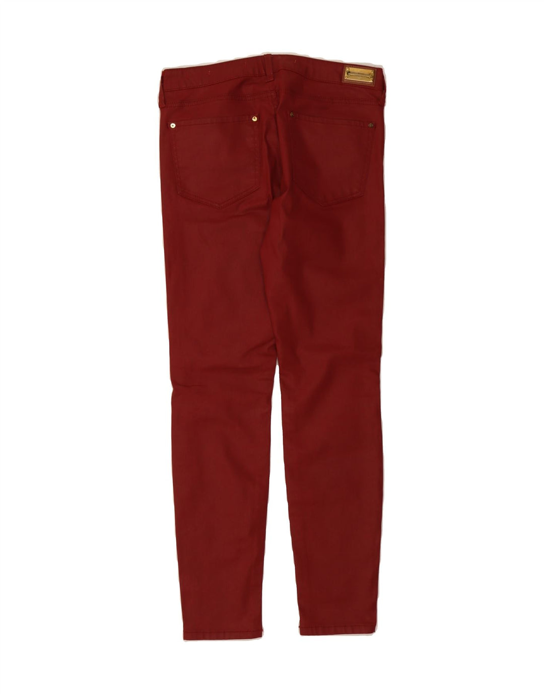 ZARA Womens Slim Jeans EU 40 Medium W32 L28 Burgundy Vintage Zara and Second-Hand Zara from Messina Hembry 