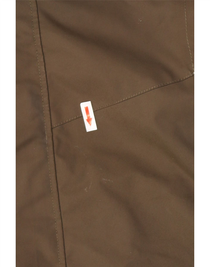 O'Neill vindjakkejakke med hætte til kvinder UK 14 Stor Khaki Polyester