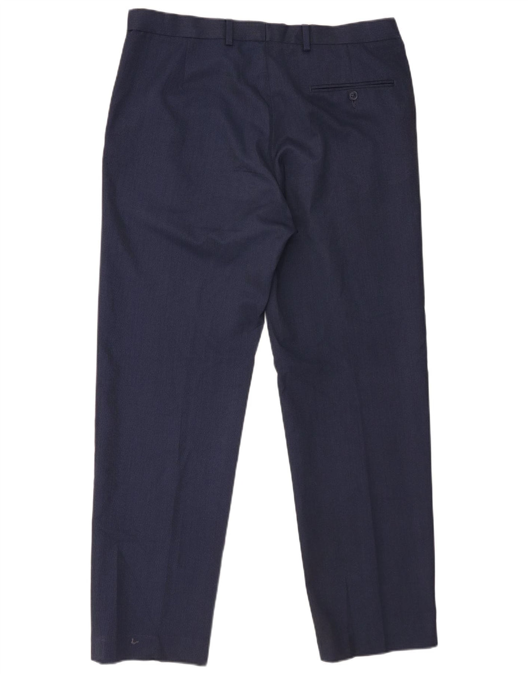 Marks & Spencer Herre Straight Regular Suit Bukser W36 L31 Navy Blue
