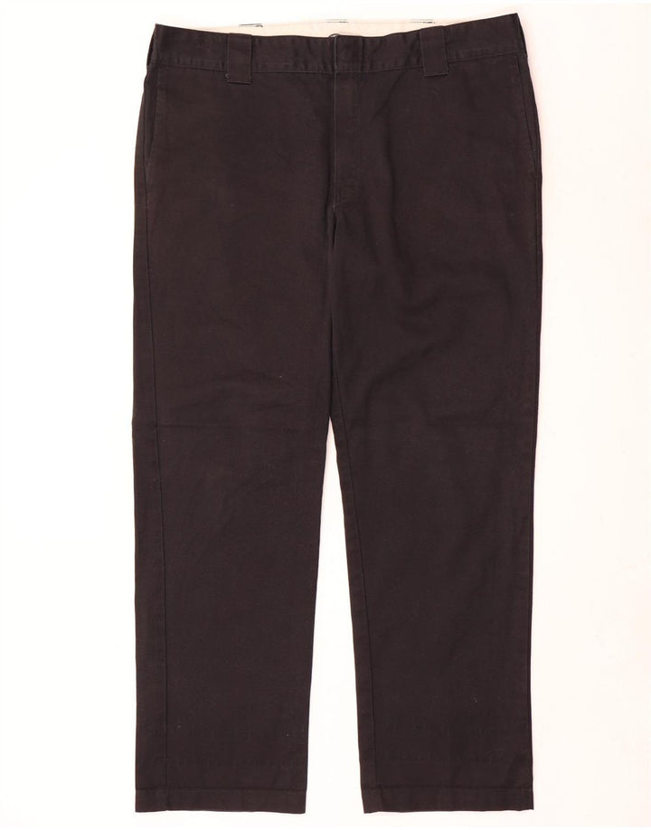 Dickies Herre Slim Straight Chino Bukser W38 L32 Sort Polyester