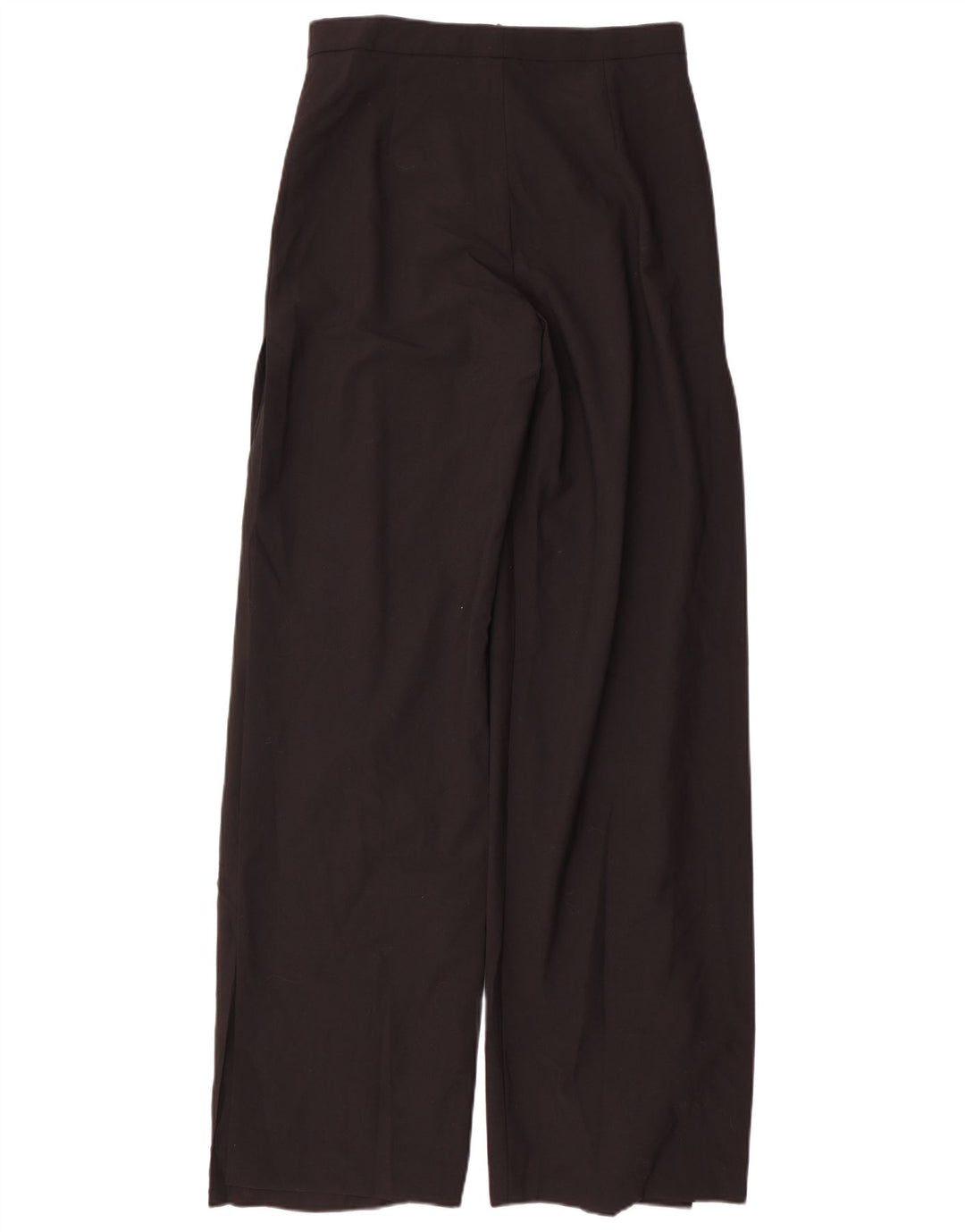 Zara Kvinder Casual Bukser med brede ben Medium W28 L35 Sort Polyester
