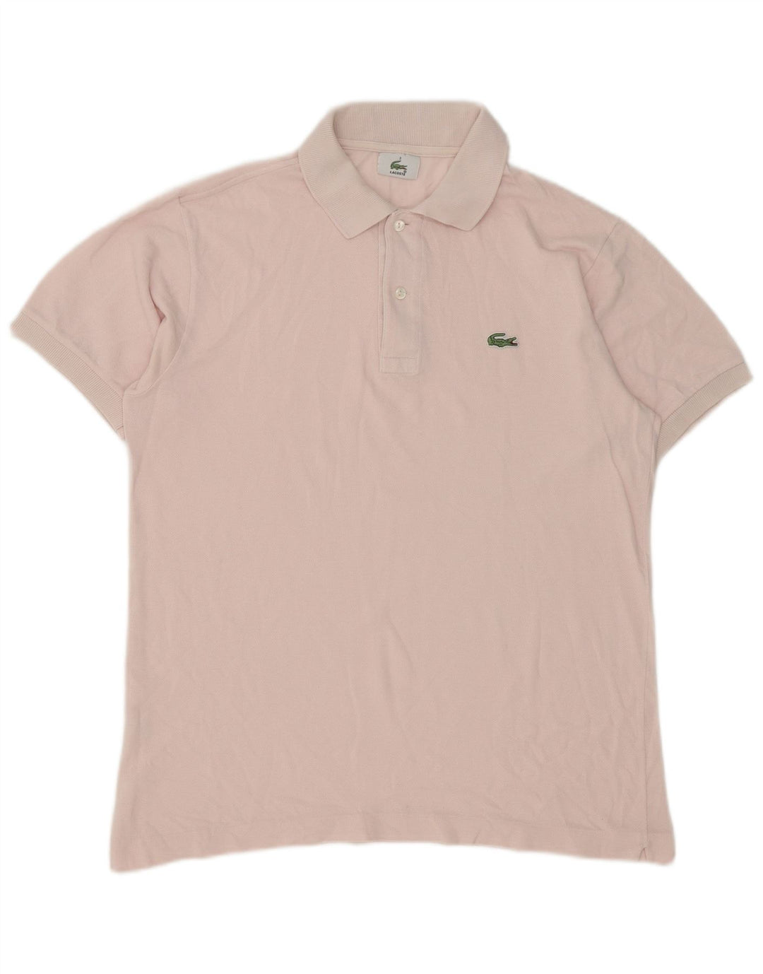 Lacoste herre poloskjorte str. 3 Lille pink bomuld