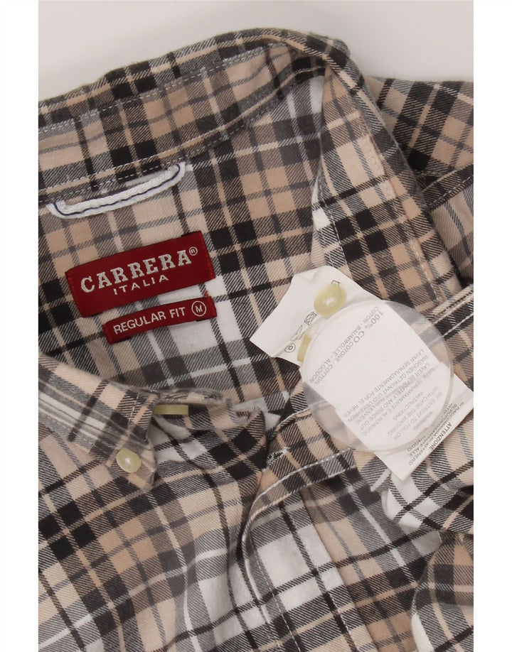 Carrera Herre Regular Fit Flanellskjorte Medium Flerfarvet ternet bomuld