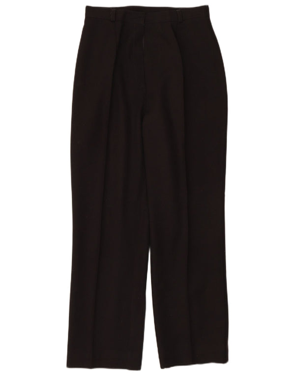 St. Bernard Dame Højtaljede Casual Bukser UK 10 Small W26 L26 Sort