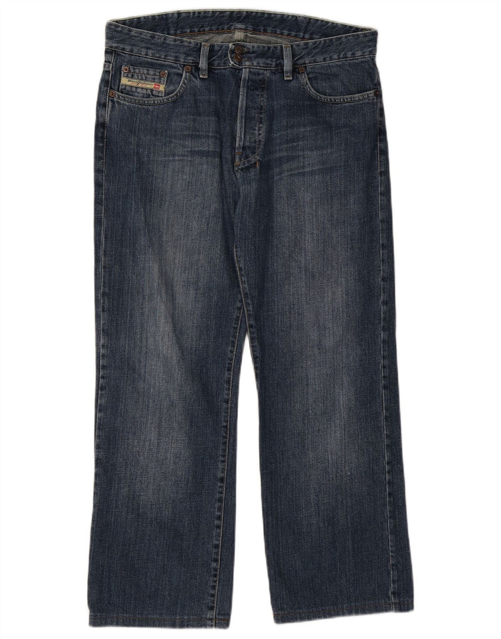 Diesel Dame Straight Jeans W36 L27 Blå Bomuld