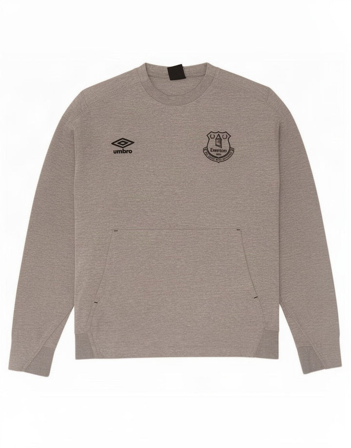 Umbro Herre Grafisk Sweatshirt Jumper Medium Grå Bomuld