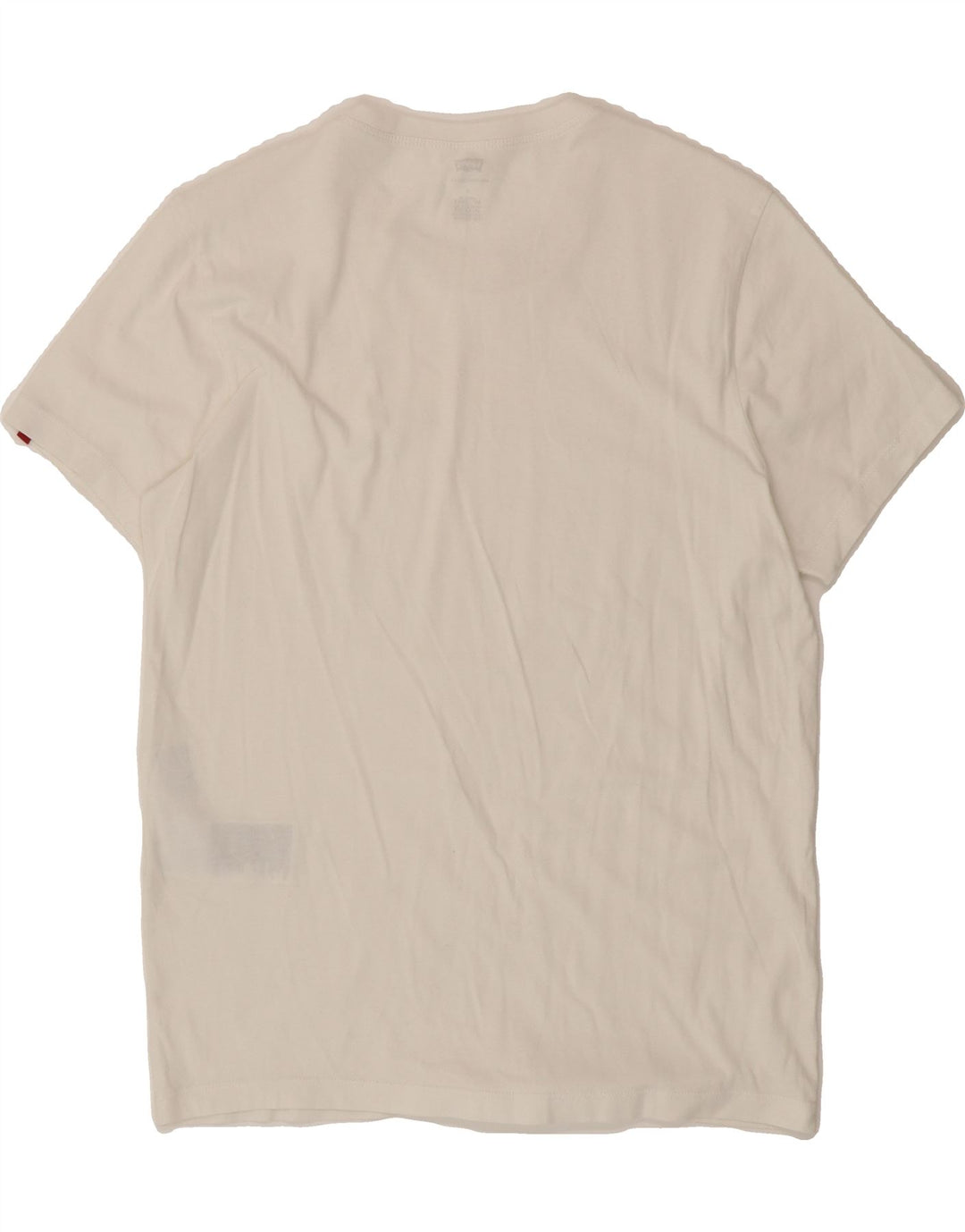 LEVI'S Womens T-Shirt Top UK 14 Medium White Cotton Vintage Levi's and Second-Hand Levi's from Messina Hembry 