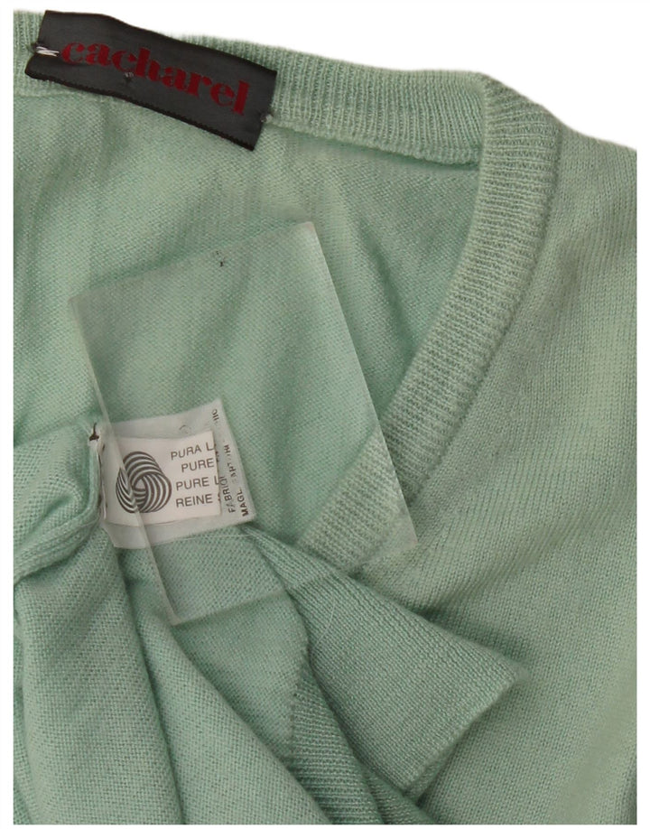 Cacharel Herrevest Tank Top Stor Grøn Virgin Wool