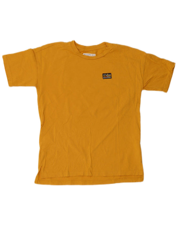Abercrombie & Fitch drenge grafisk t-shirt top 13-14 år gul bomuld