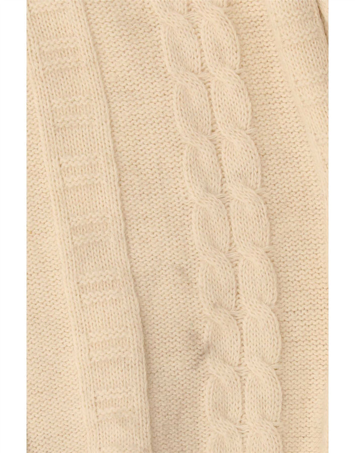 Pierre Cardin Herre Boat Neck Jumper Sweater Stor Beige