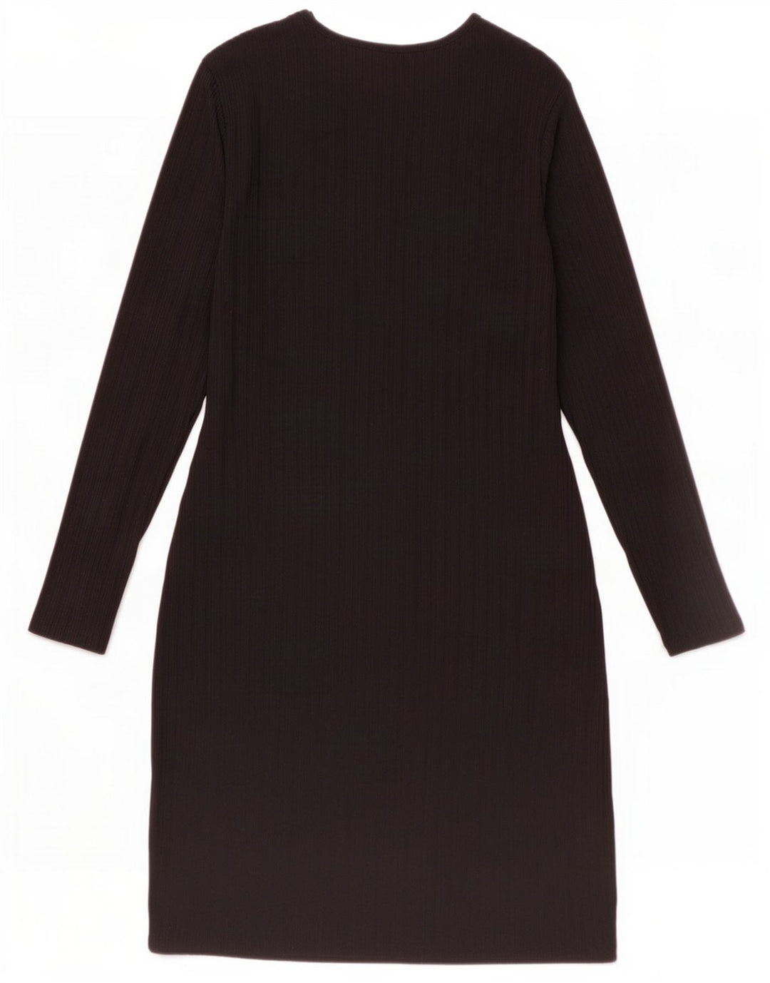 Marks & Spencer Dame Langærmet Skede Kjole UK 12 Medium Sort