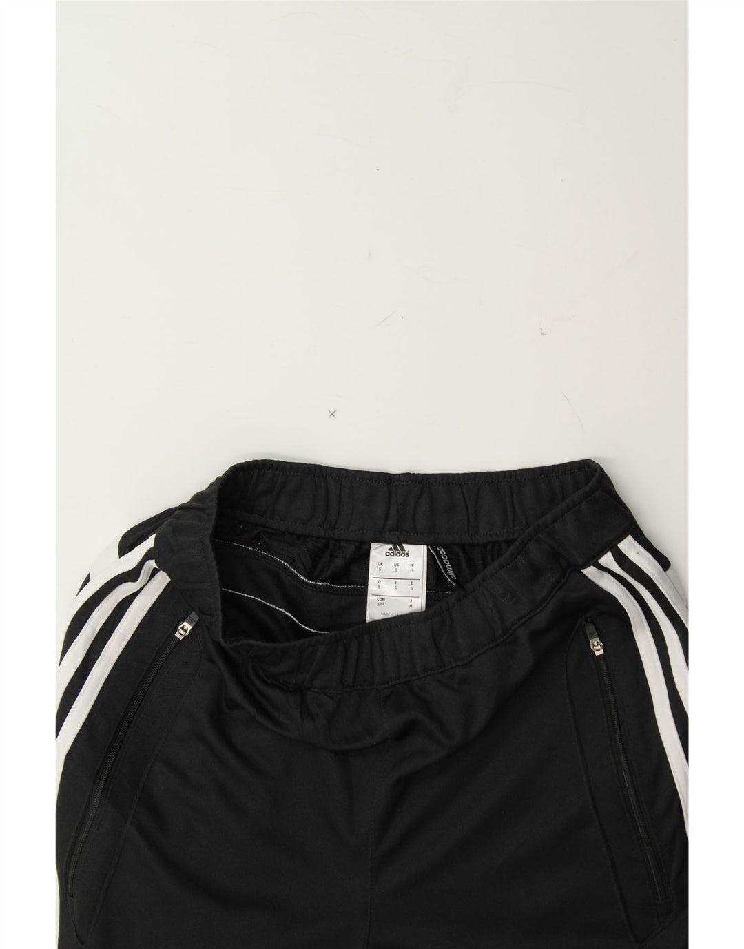 ADIDAS Womens Climacool Tracksuit Trousers UK 10 Small  Black Polyester Vintage Adidas and Second-Hand Adidas from Messina Hembry 