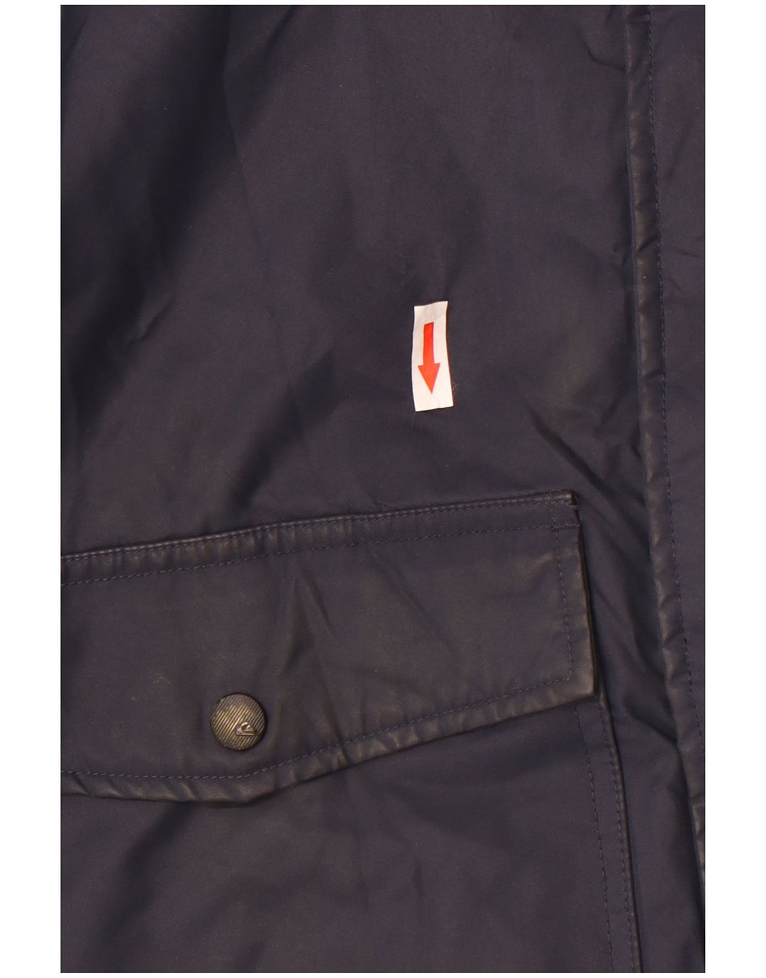 Quiksilver Herre Hooded Bomber Windbreaker Jacket UK 38 Medium Navy Blue