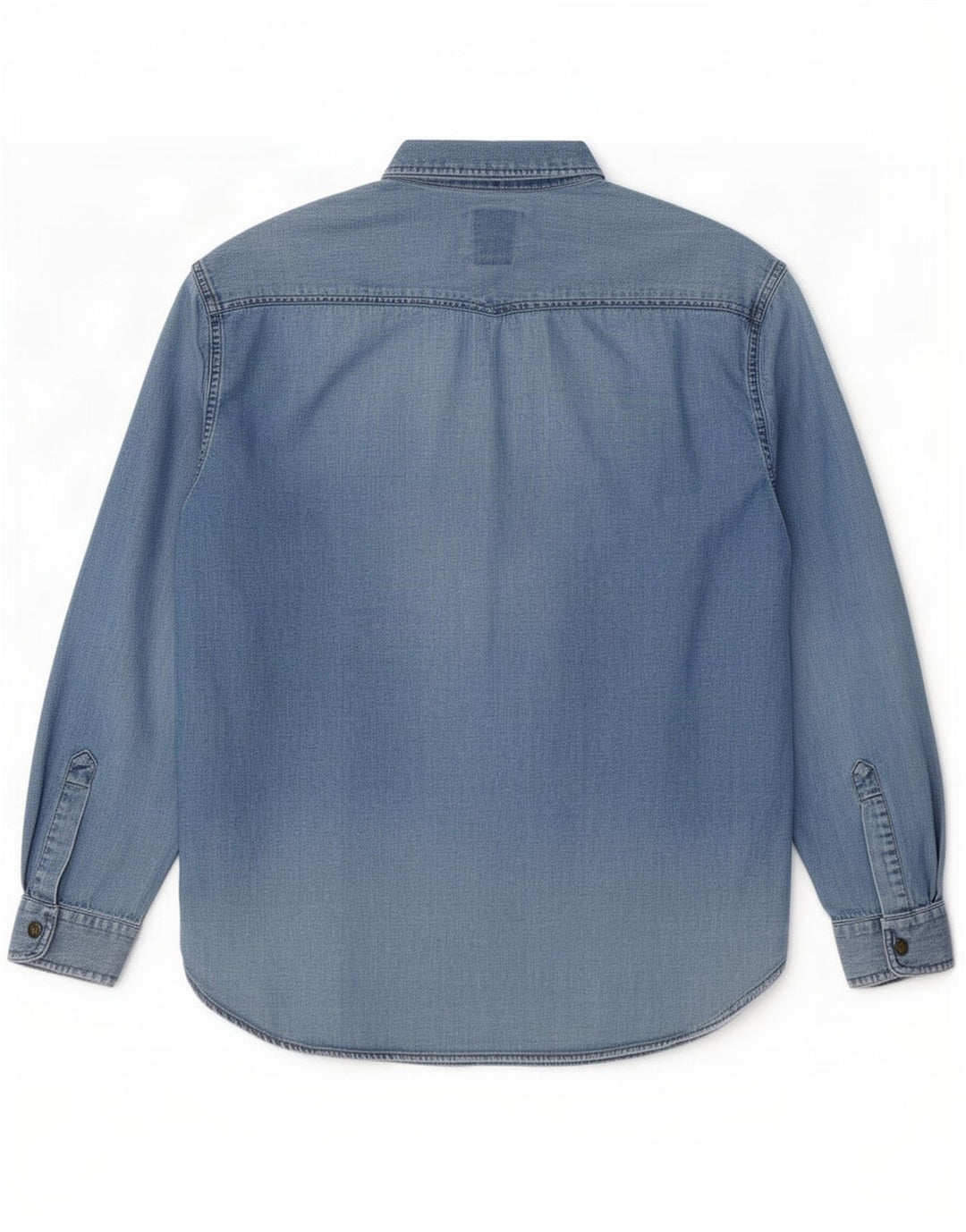 Casucci Denimskjorte til mænd, lille blå