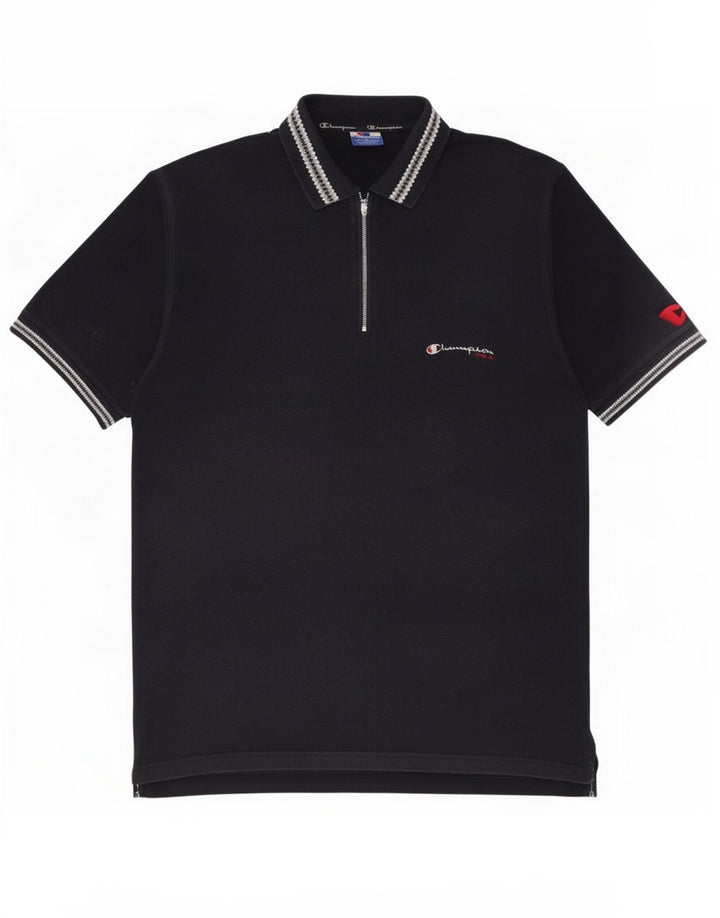 Champion Herre Polo Shirt Large Sort