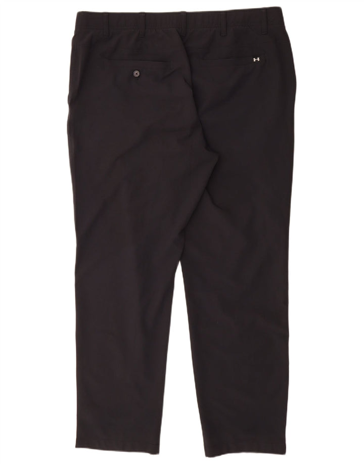 Under Armour Herre Lige Chino Bukser W40 L30 Sort Polyester
