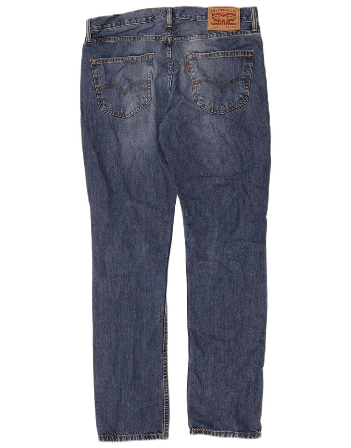Levi's Herre 511 Slim Jeans W33 L32 Blå Bomuld