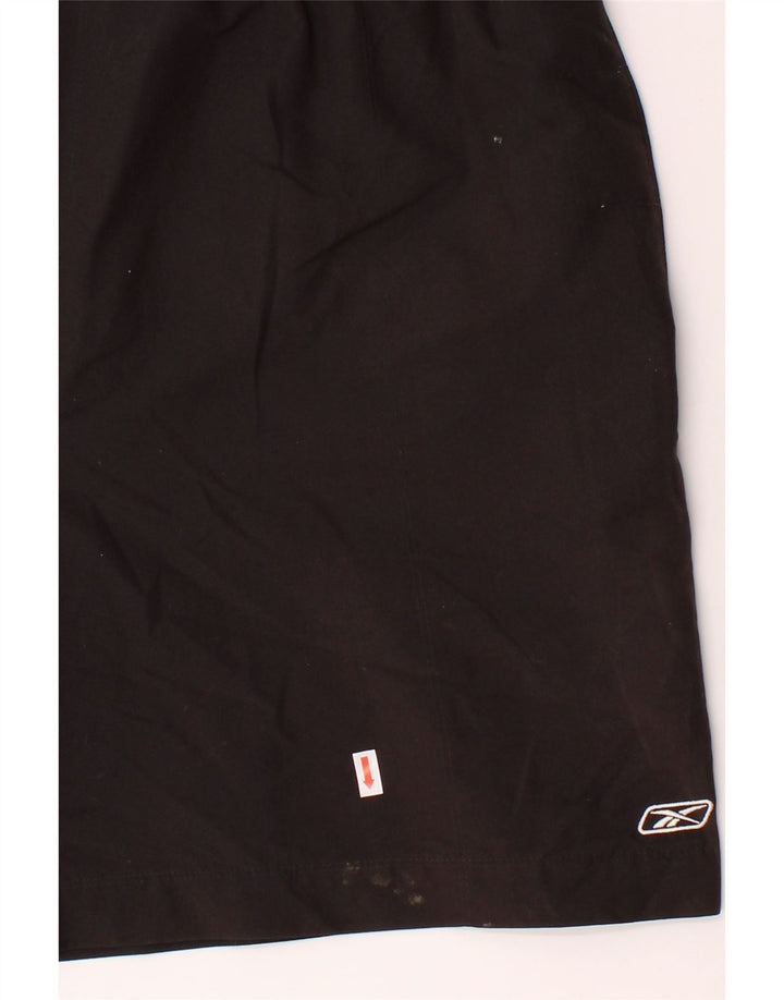 REEBOK Mens Swimming Shorts Large  Black Polyester Vintage Reebok and Second-Hand Reebok from Messina Hembry 