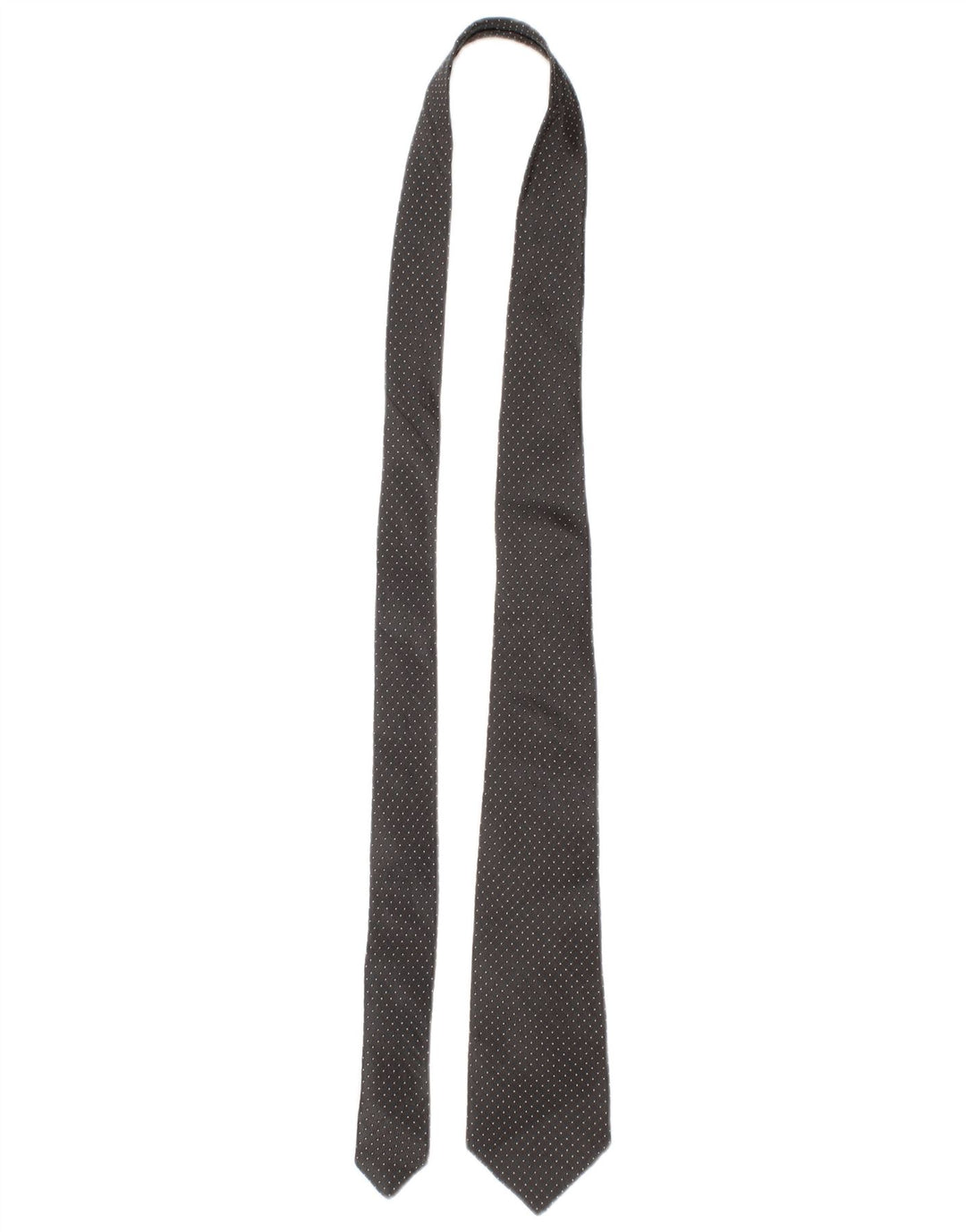 Ermenegildo Zegna Herre Slips One Size Grå Plettet Silke Classic