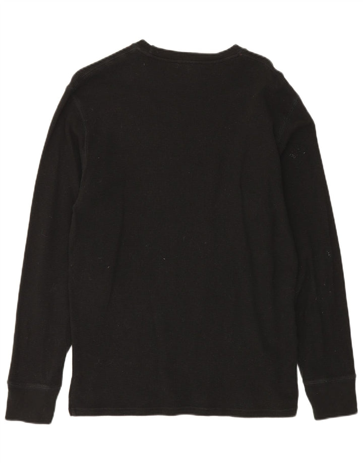 Polo Ralph Lauren Herre Top Langærmet Medium Sort Bomuld