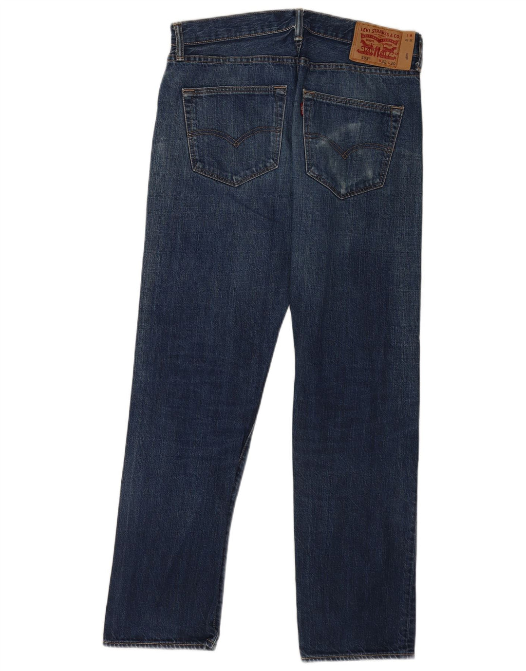 Levi's Herre 501 Straight Jeans W32 L30 Blå