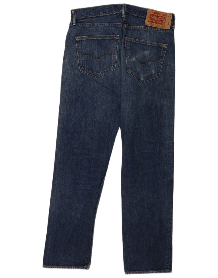 Levi's Herre 501 Straight Jeans W32 L30 Blå
