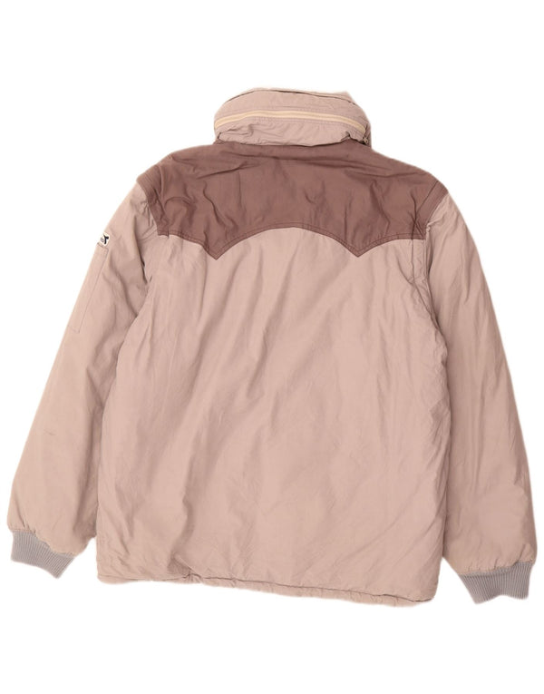 Diadora Herre Hooded Utility Jacket UK 40 Large Grey Colourblock Bomuld