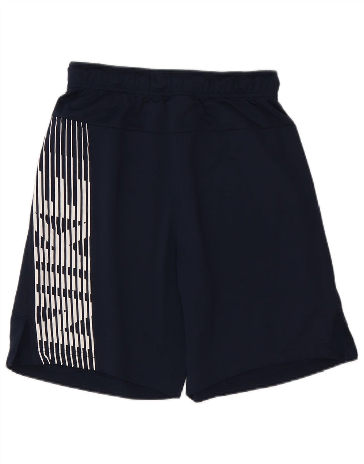 Nike Herre Dri Fit grafiske sportsshorts Små marineblå polyester