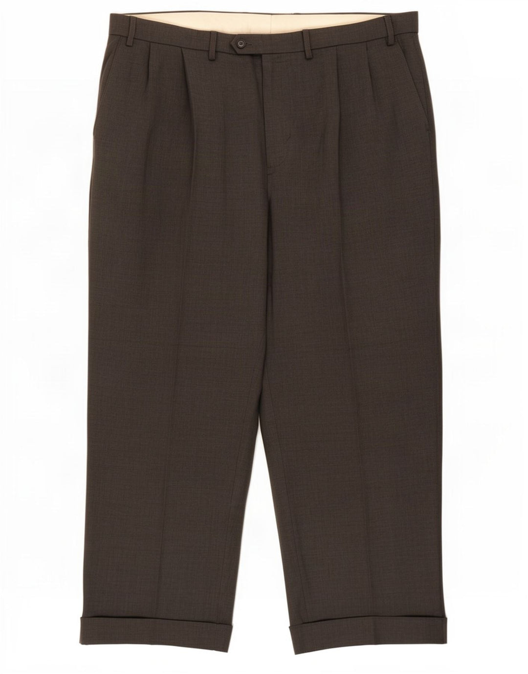 Marks & Spencer Herre Pegged Casual Bukser W40 L29 Grå Polyester