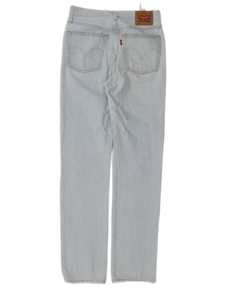 Levi's Dame 501 Straight Jeans W25 L32 Blå Bomuld