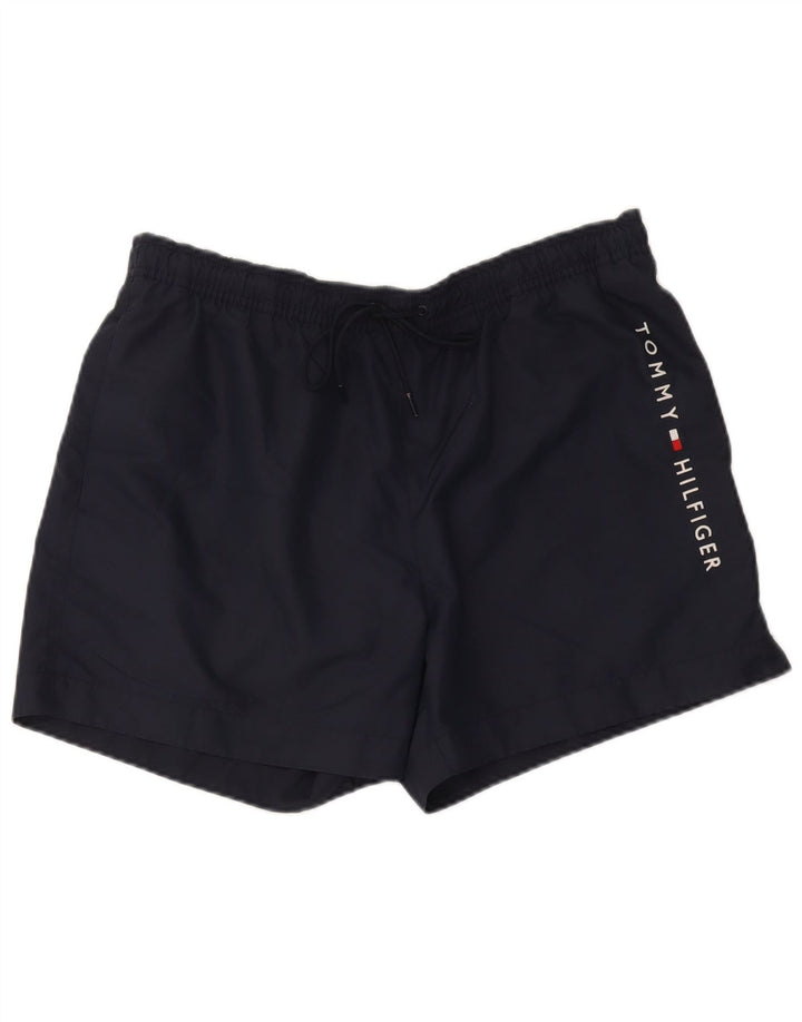 Tommy Hilfiger Herre grafiske badeshorts XL Marineblå