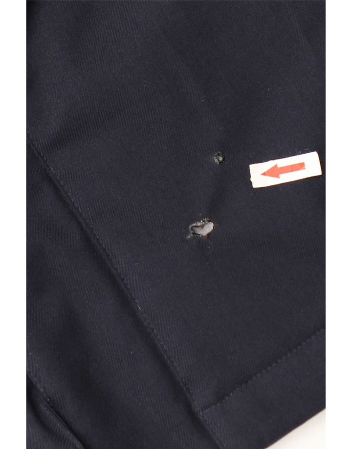 Boggi Herre Windbreaker Coat UK 38 Medium Navy Blue Polyester