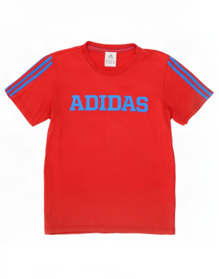 Adidas Herre grafisk T-shirt Top Medium Rød Bomuld