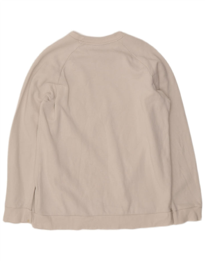 ADIDAS Herre Primegreen Sweatshirt Jumper Stor Hvid Bomuld