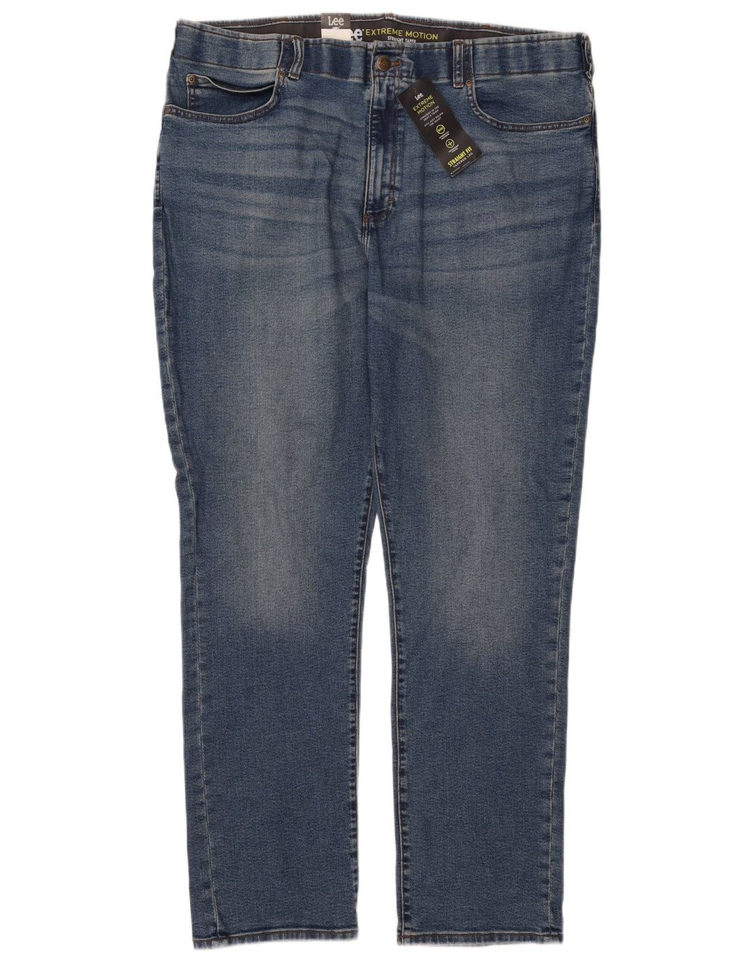 Lee Herre lige tilspidsede jeans W44 L34 blå bomuld