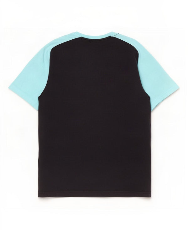 Puma Herre Manchester City T-Shirt Top Medium Marineblå Colourblock Bomuld