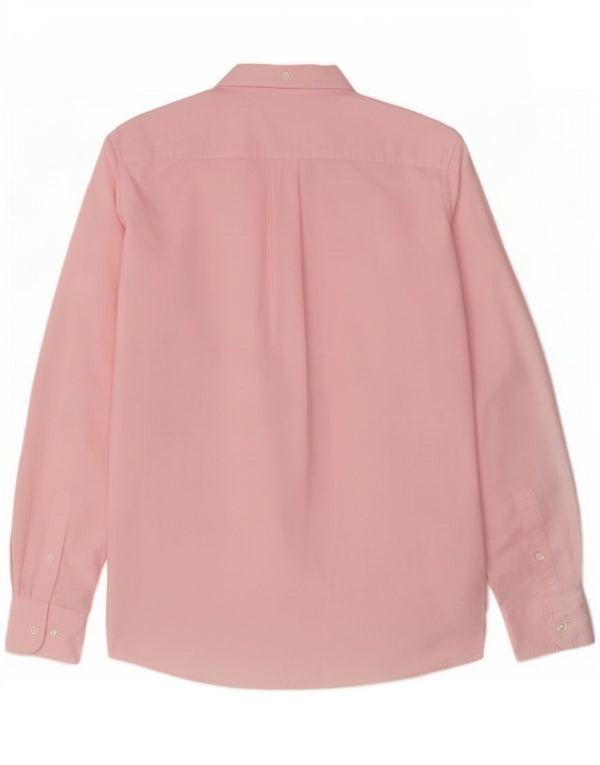 Gant herre Regular Fit skjorte størrelse 41/42 16 1/2 Large Pink Bomuld